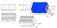 20Ah 12V Lithium Ion AGV Battery Pack 26650 Umur Siklus Panjang Untuk Troli Listrik