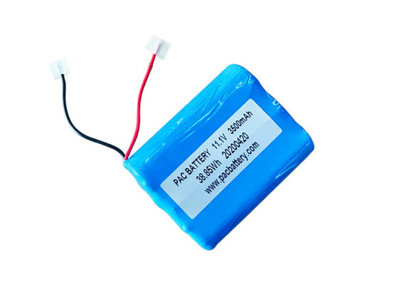 500 kali Siklus 3500mAh 18650 Baterai Lithium Ion 11.1v